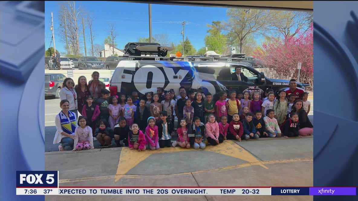 Hopkins Elementary School Weather Visit