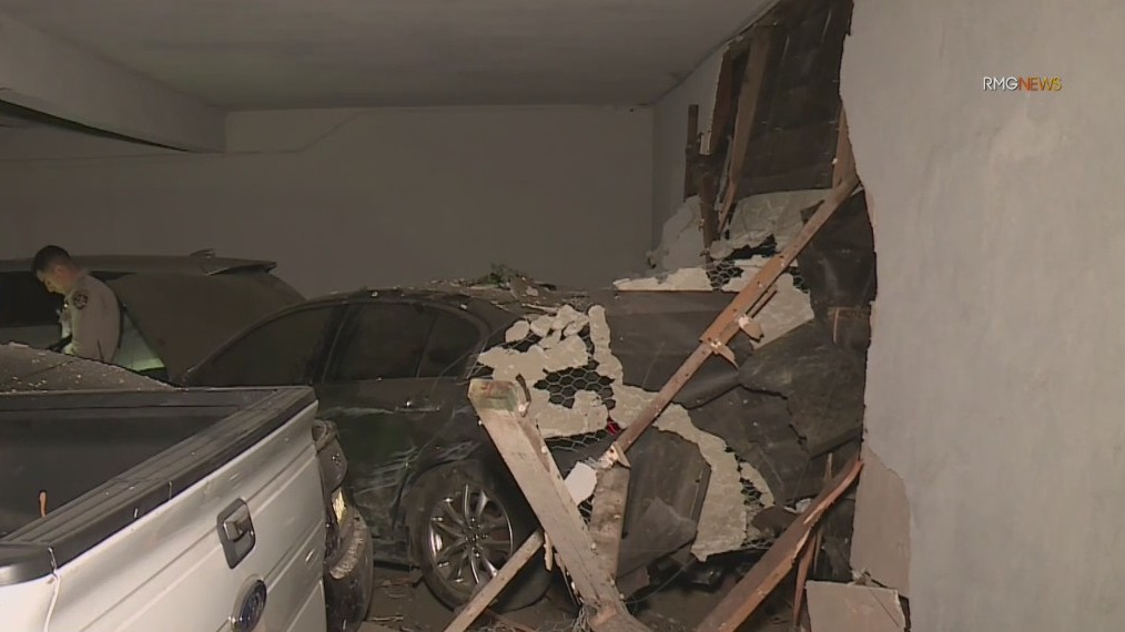 Car slams into Willowbrook apartment building