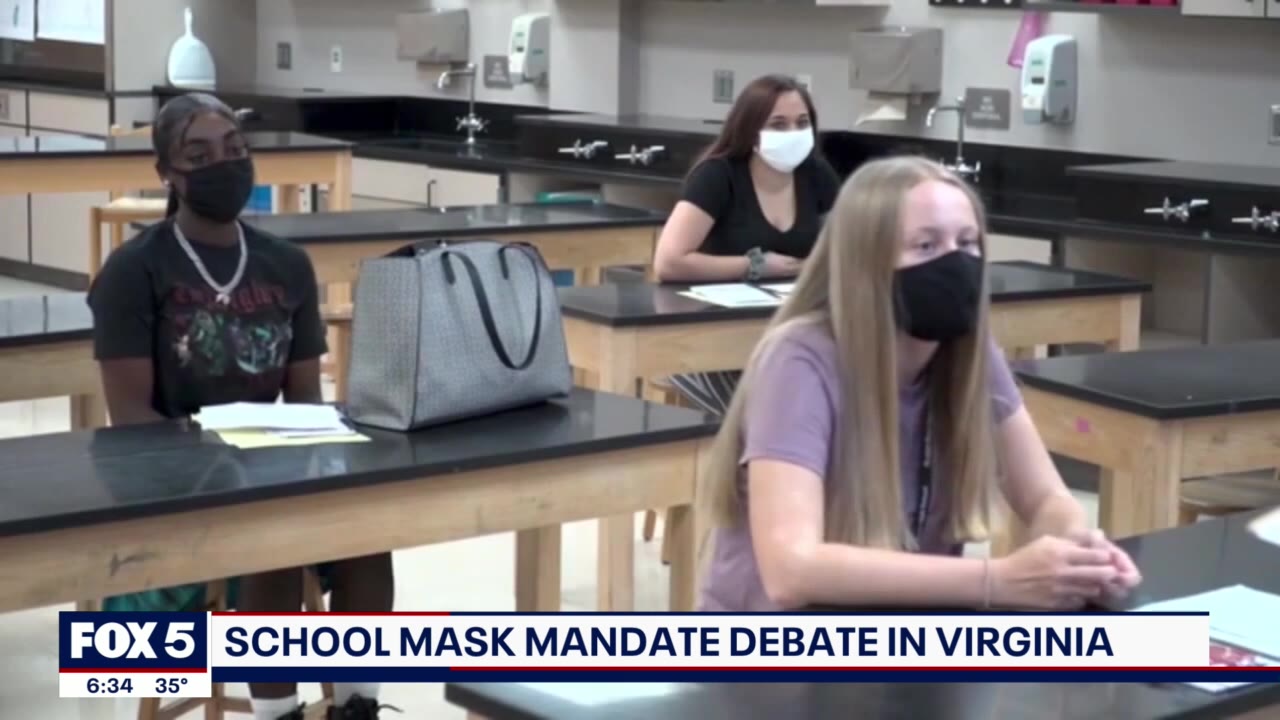Northern Virginia Schools Disagree With Gov. Youngkin’s Mask Mandate Order