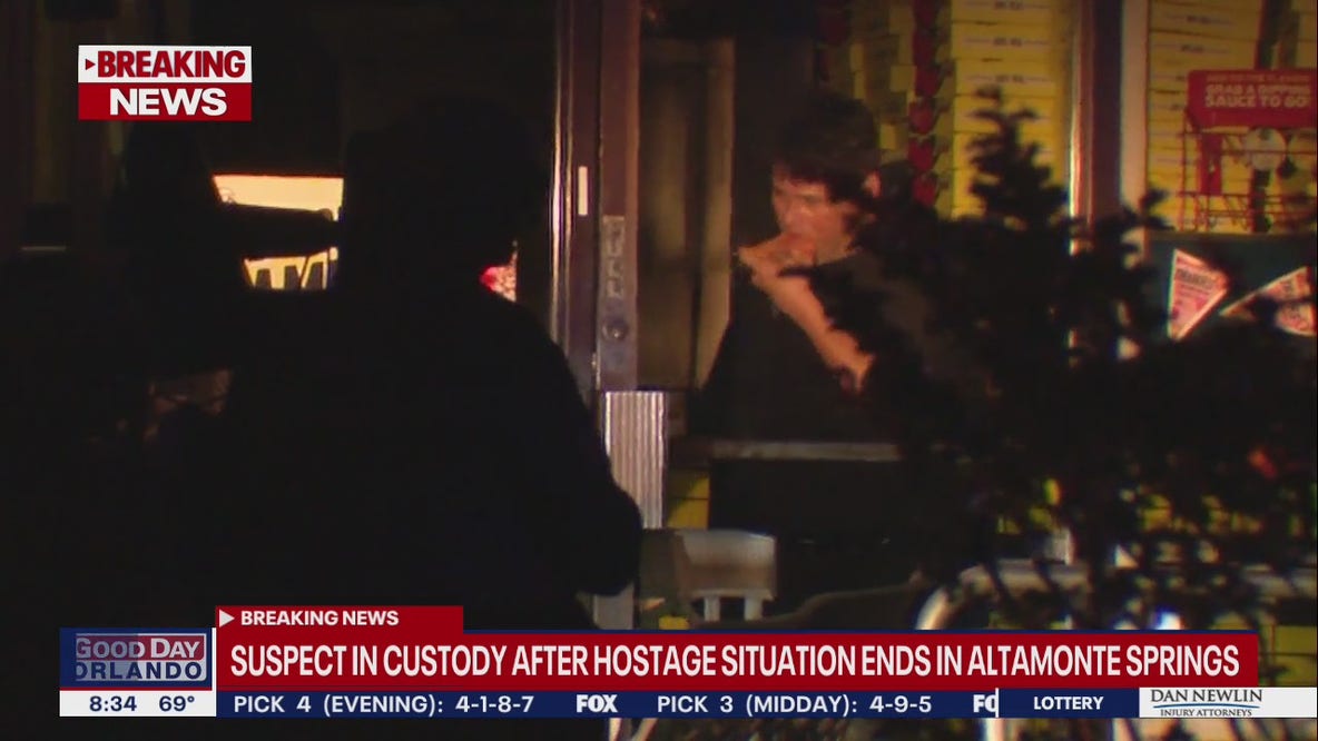 Suspect in custody after hostage situation ends at Altamonte Springs pizza restaurant, police say