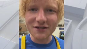 Ed Sheeran works shift at MOA Lego Store