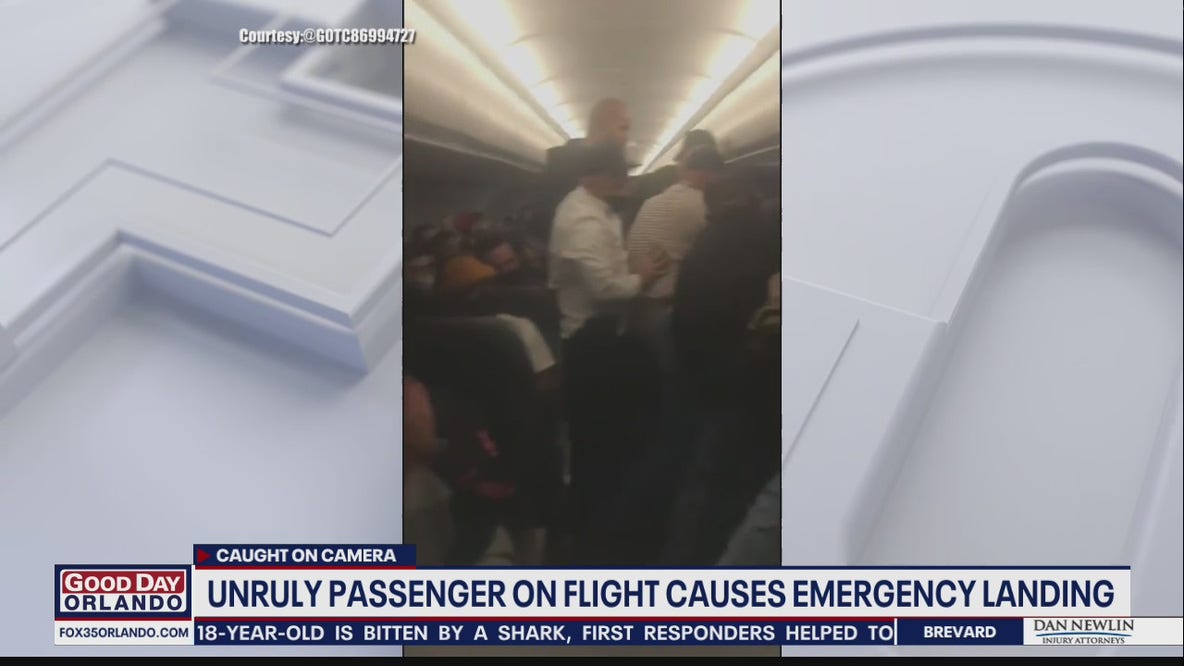 Flight to Orlando diverted after man threatens to "kill everyone on the plane," witness says