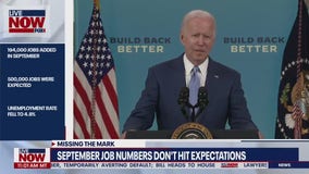 Biden addresses disappointing September jobs report