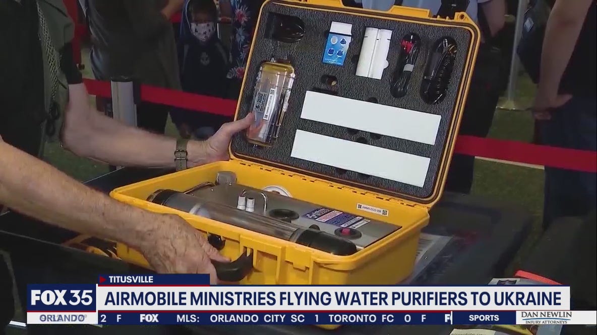 Airmobile ministries flying water purifiers to Ukraine