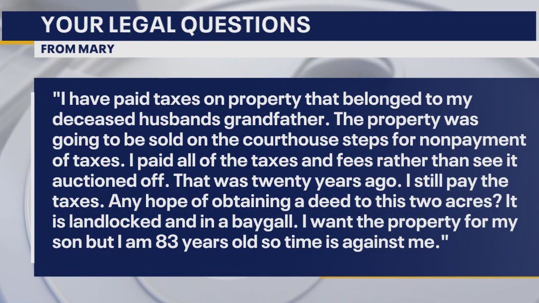 Your Legal Questions: Jan. 11, 2024
