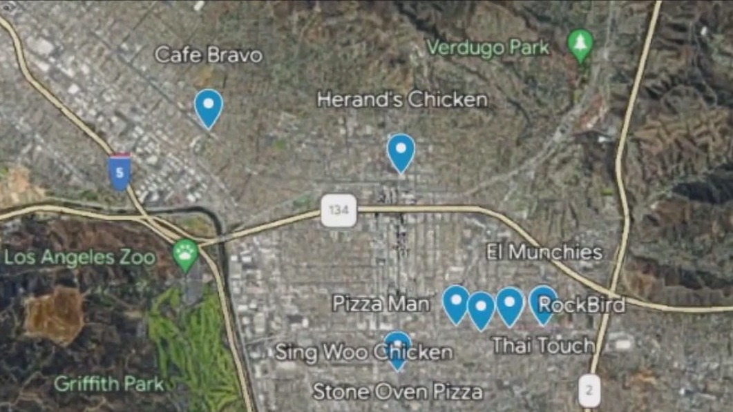 Burglars hit 10 Glendale restaurants in two hours