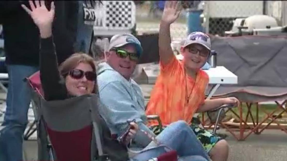 Daytona 500 fans gather at speedway anticipating Sunday's race