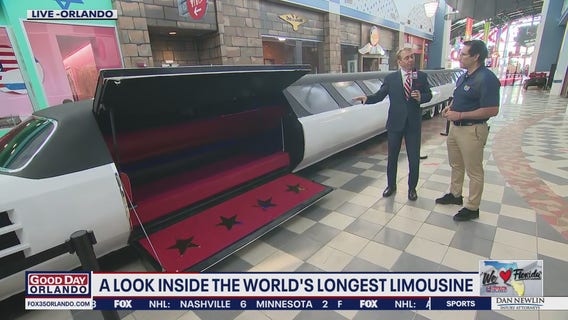 A look inside the world's longest limo