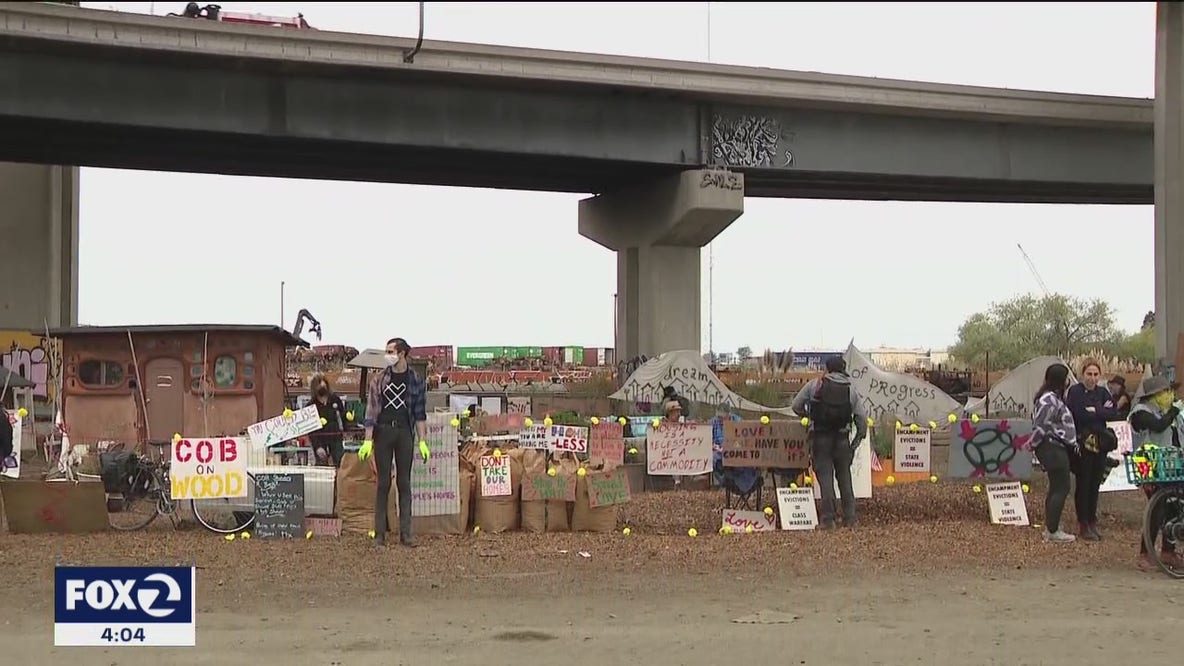 Progress made clearing Oakland's Wood Street homeless encampment