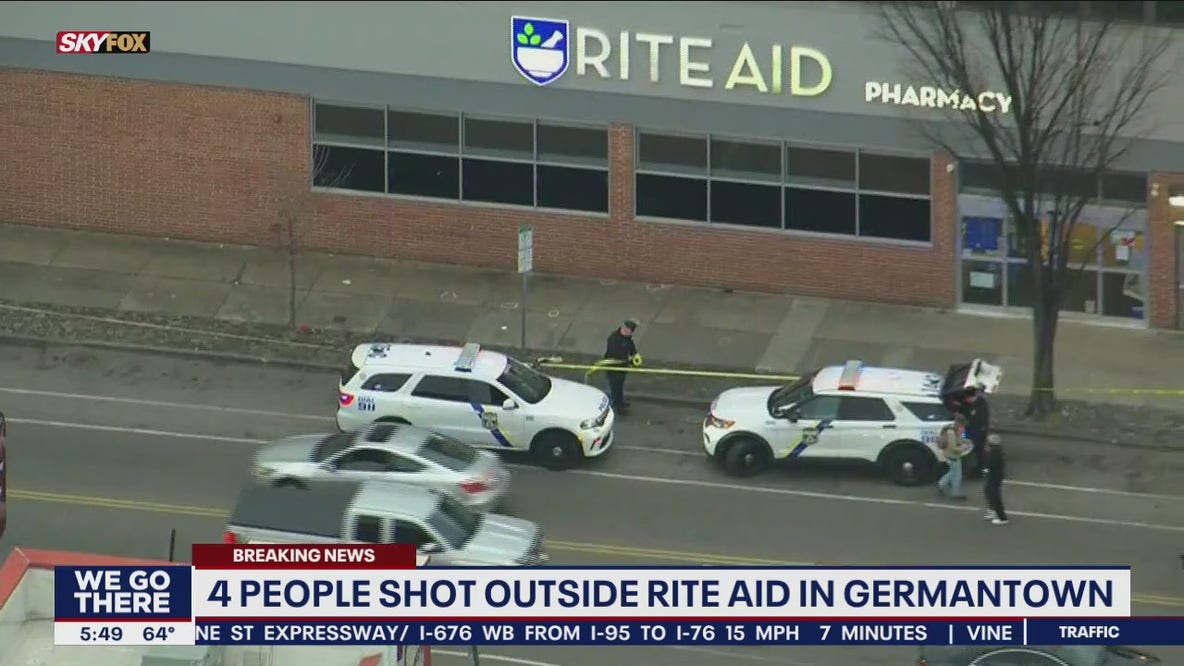 Police: Four people shot outside Germantown Rite Aid