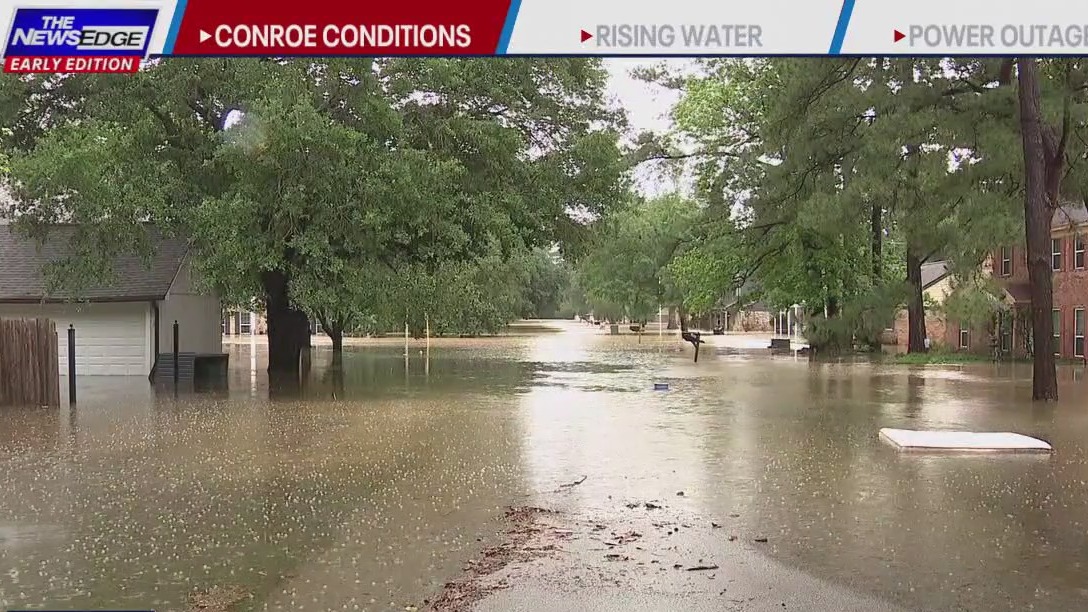 Conroe residents, officials react to flooding
