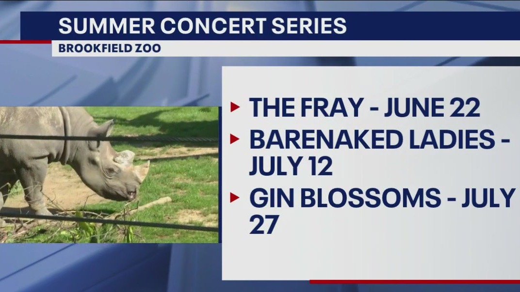 Brookfield Zoo releases concert series lineup