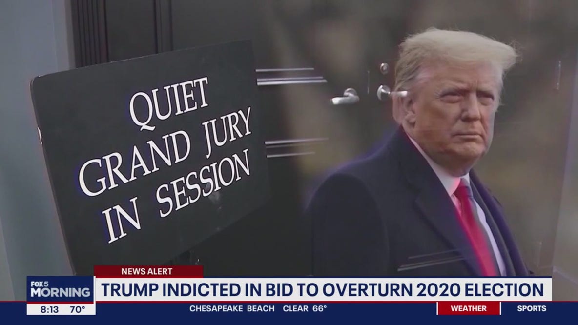 Trump indicted for efforts to overturn 2020 election and block transfer of power