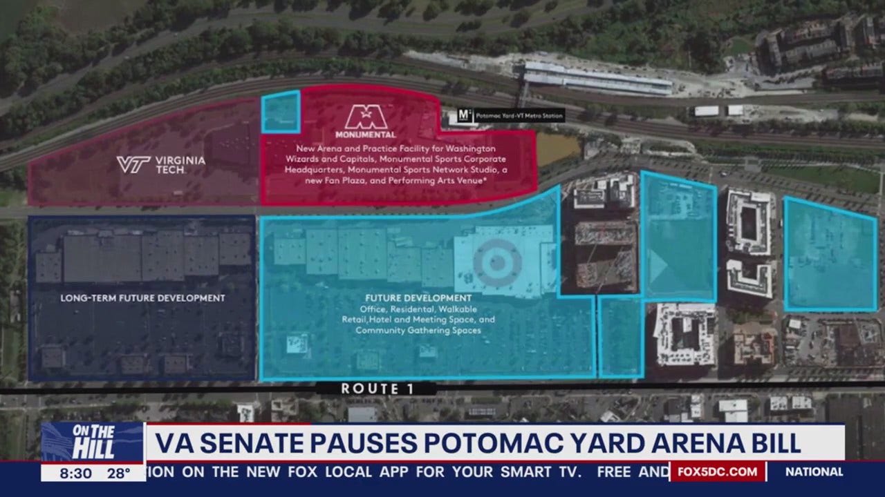 VA Senate pauses Potomac Yard Arena Bill
