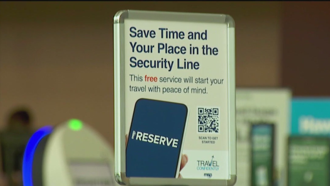 Scheduling security checks at MSP Airport
