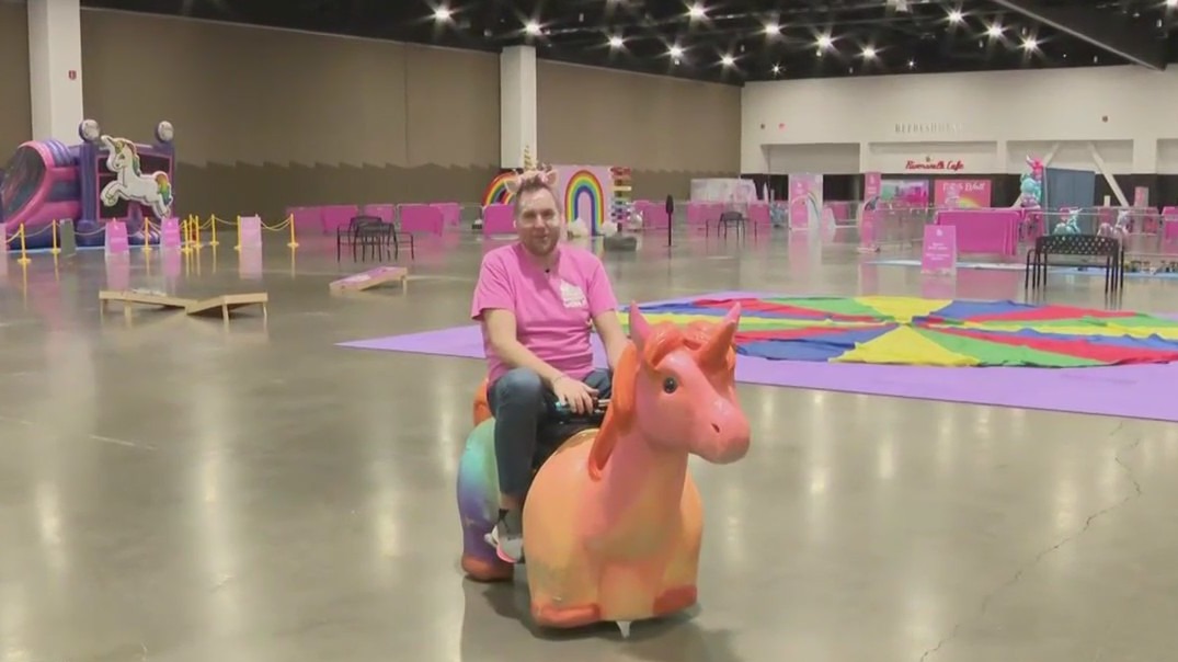 Games and rides at Unicorn World Milwaukee