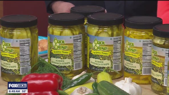 Gielow Pickle's fries up a tasty snack in the Fox 2 kitchen