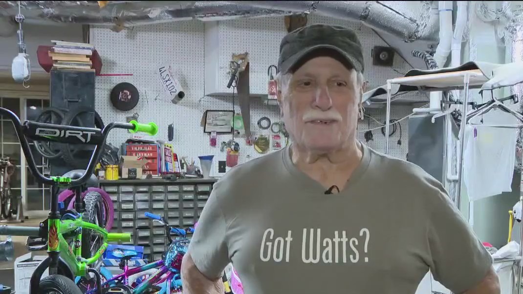 76-year-old Benicia man restores bicycles to give to children in need