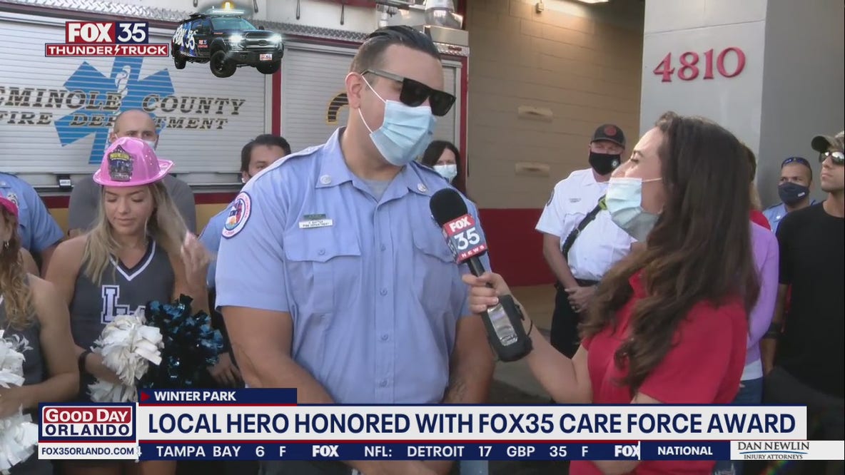 Local hero honored with FOX 35 Care Force Award