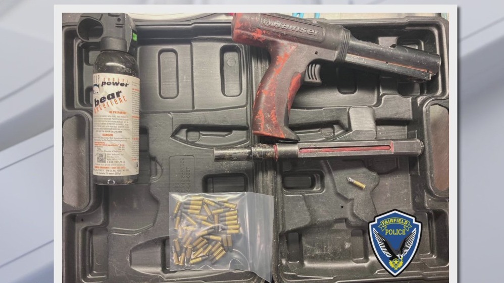 Fairfield officer hit with bear spray during bicyclist arrest