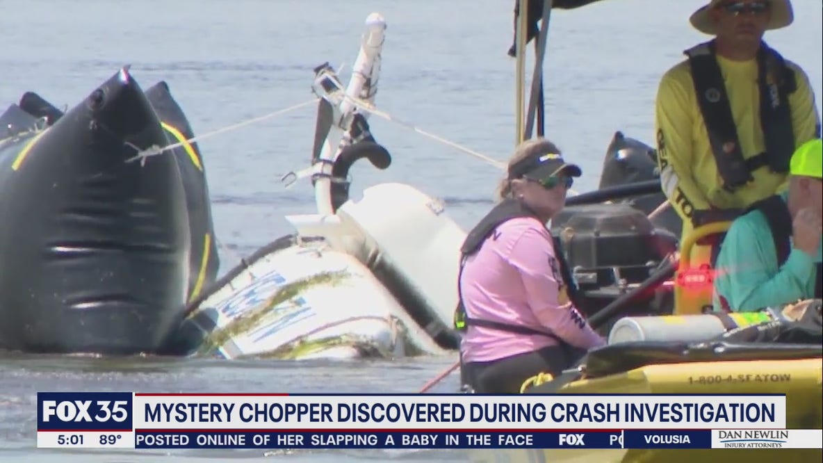 Mystery helicopter discovered during crash investigation