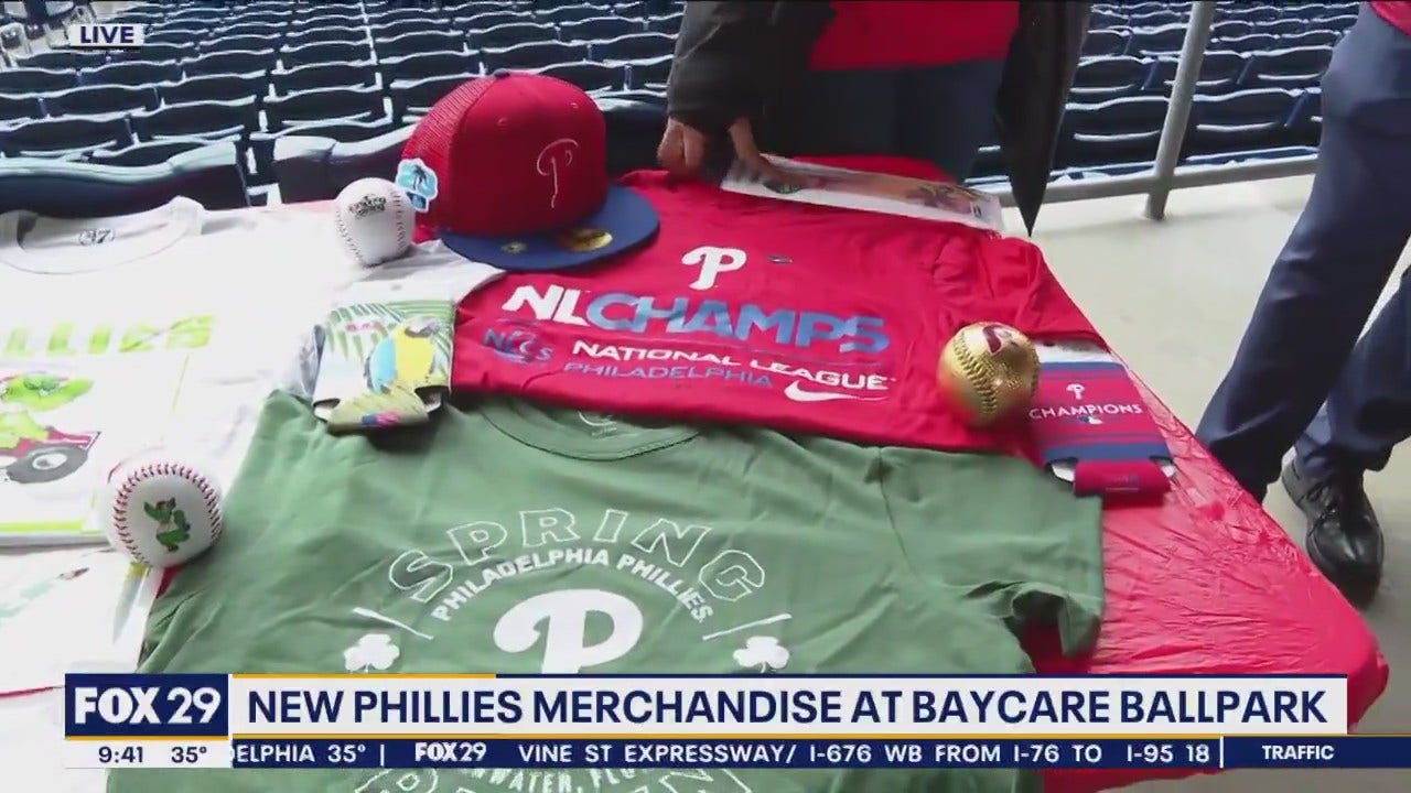 Exclusive Phillies merchandise available at spring training