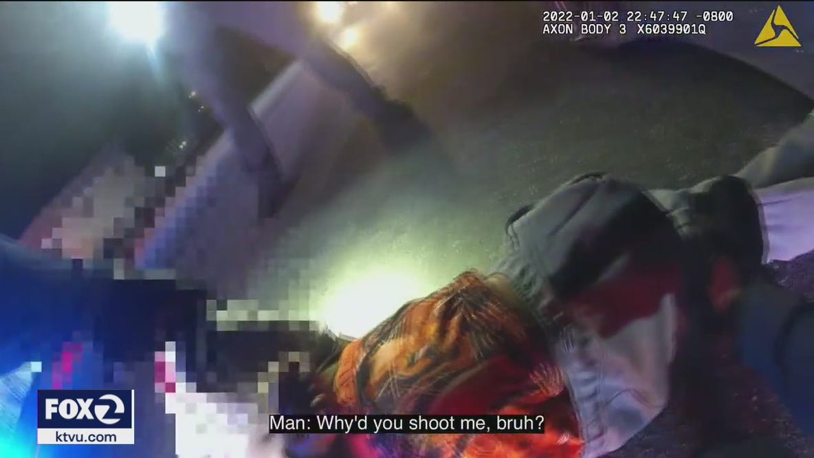 Police body cam footage released in non-fatal shooting of suspect linked to break in