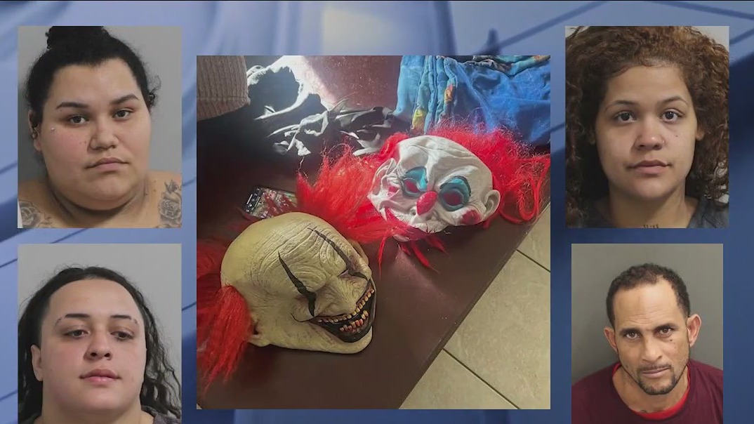 Four people accused of breaking into elderly woman's home