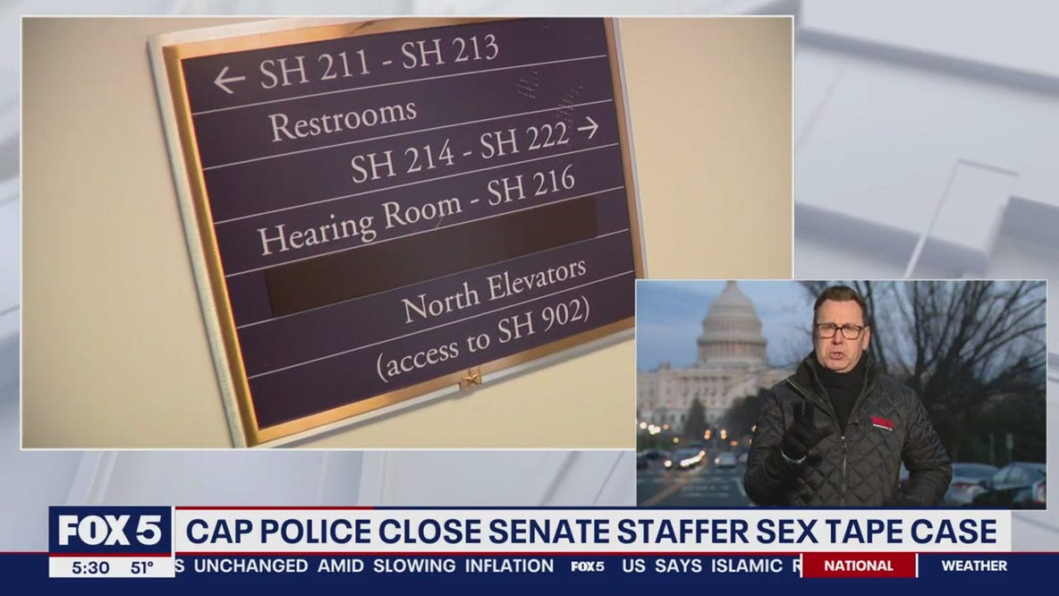 No criminal charges for Senate staffer who made sex tape in hearing room