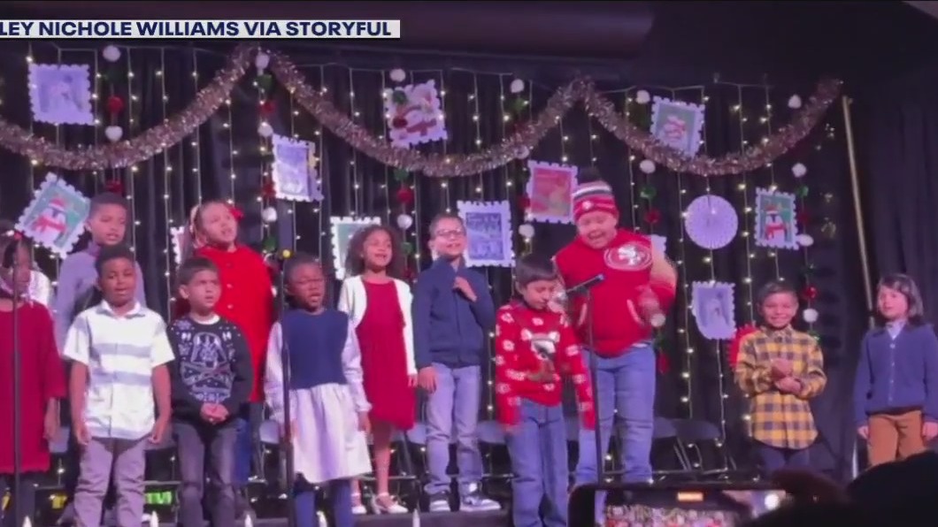 2nd grader in Menlo Park steals the show