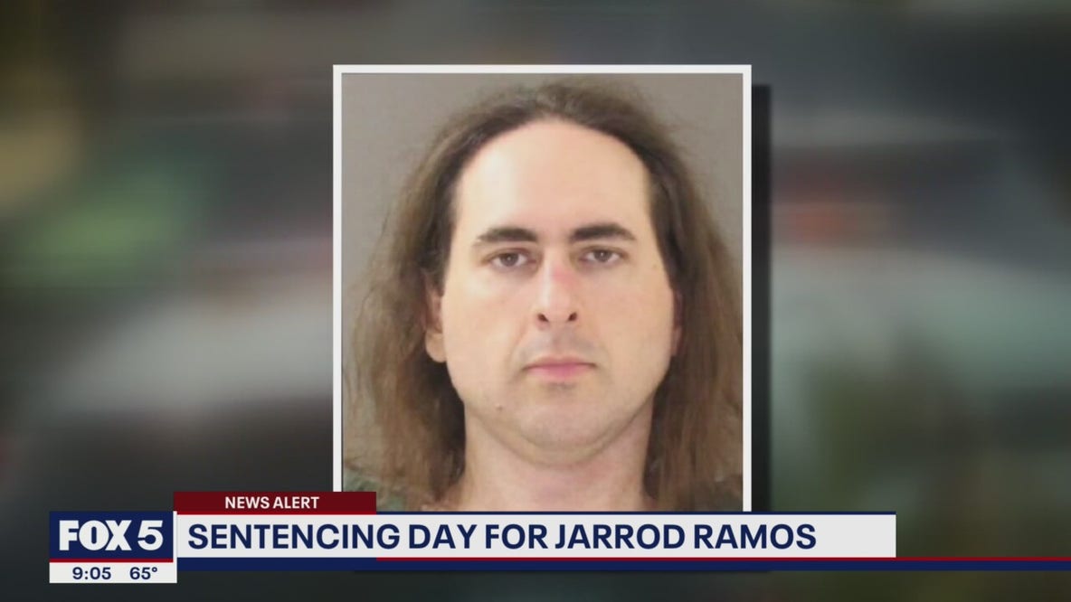 Capital Gazette gunman Jarrod Ramos to be sentenced Tuesday
