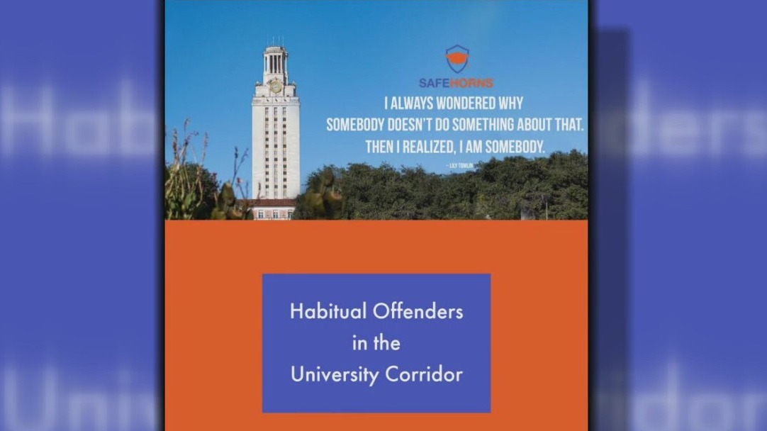 UT students call for change as SafeHorns releases list of 50 habitual offenders near campus