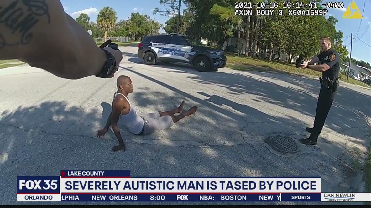 Man with autism tased by police officers