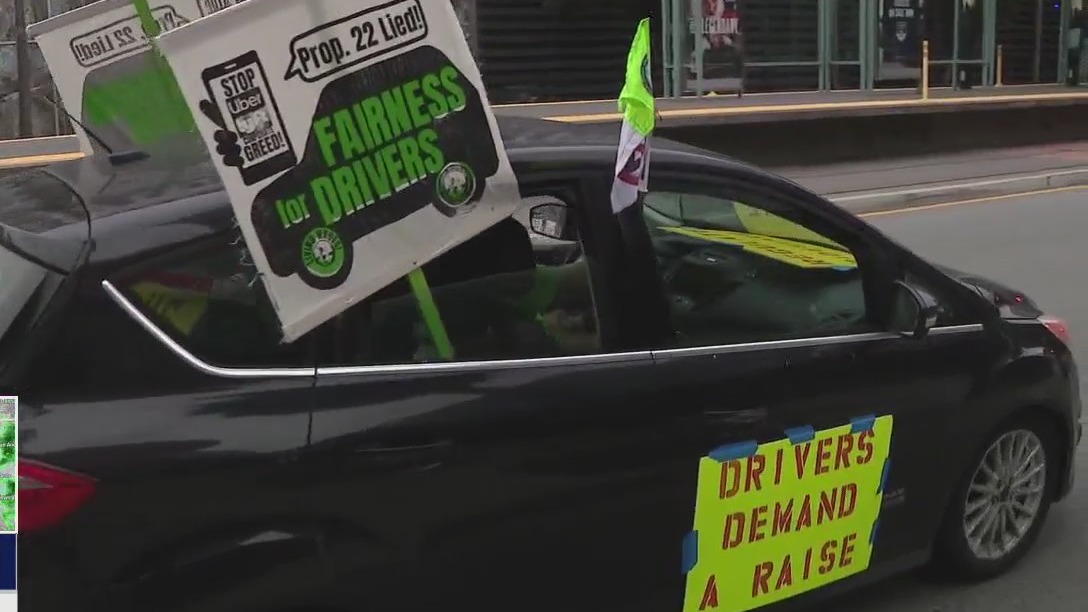 San Francisco rideshare drivers join national day of strike