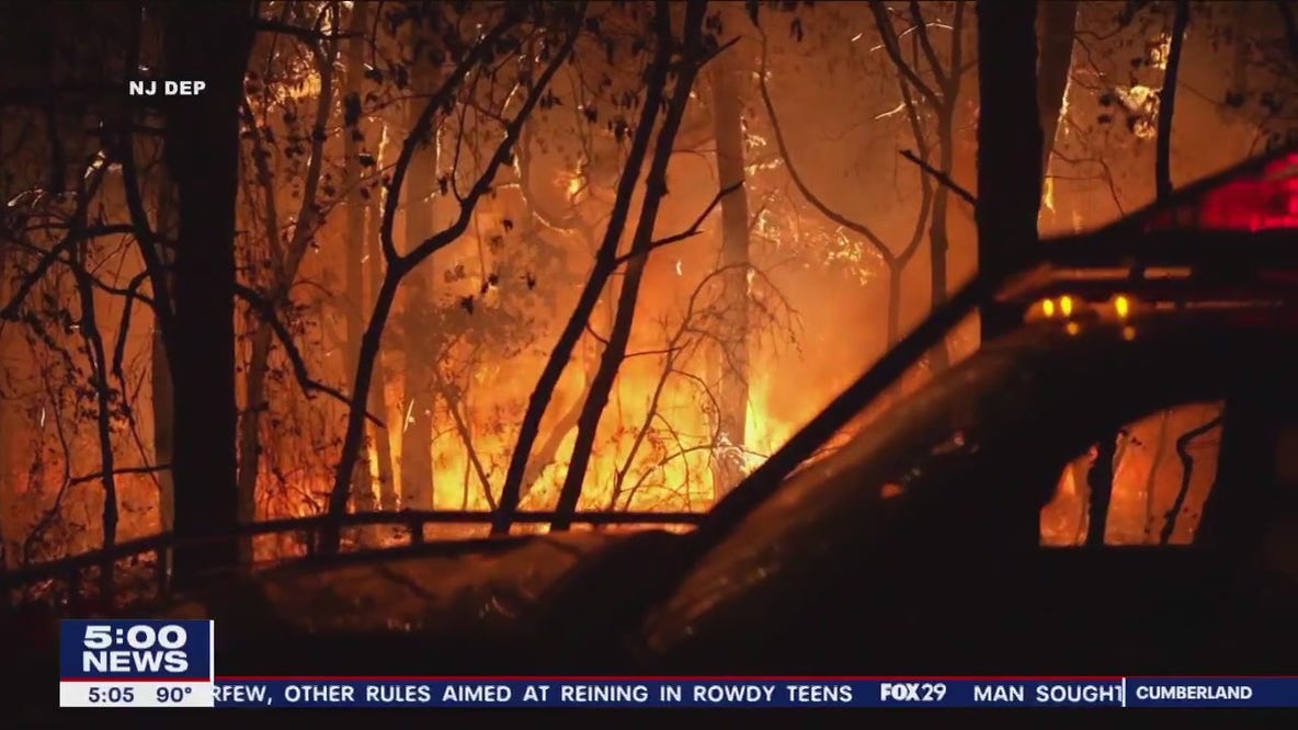 Allen Road Fire: Firefighters making progress of NJ wildfire that torched thousands of acres