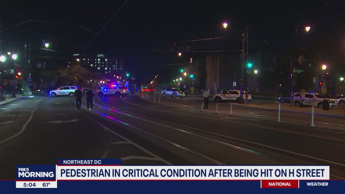 Man hospitalized after hit-and-run in DC