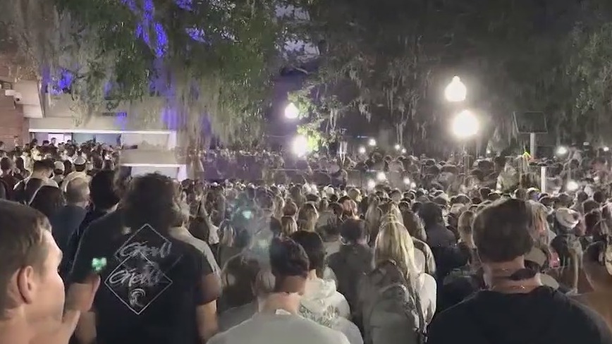 UF vigil turns to chaos