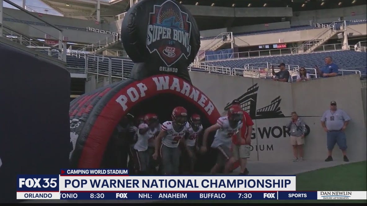 Pop Warner national championship at Camping World Stadium