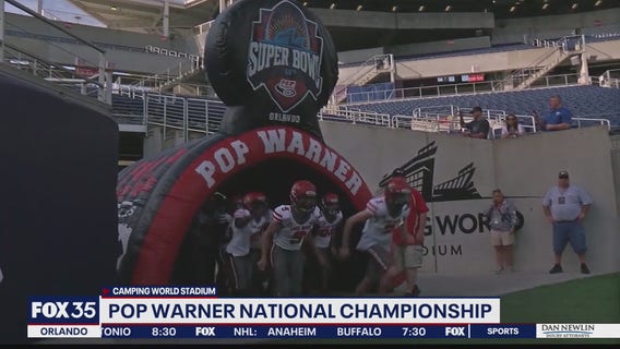 Pop Warner national championship at Camping World Stadium