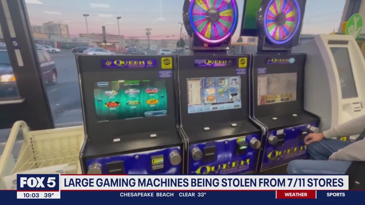 Gaming machines being stolen from 7-Eleven stores