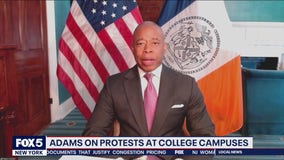 Adams: 'Outside agitators' at Columbia protests