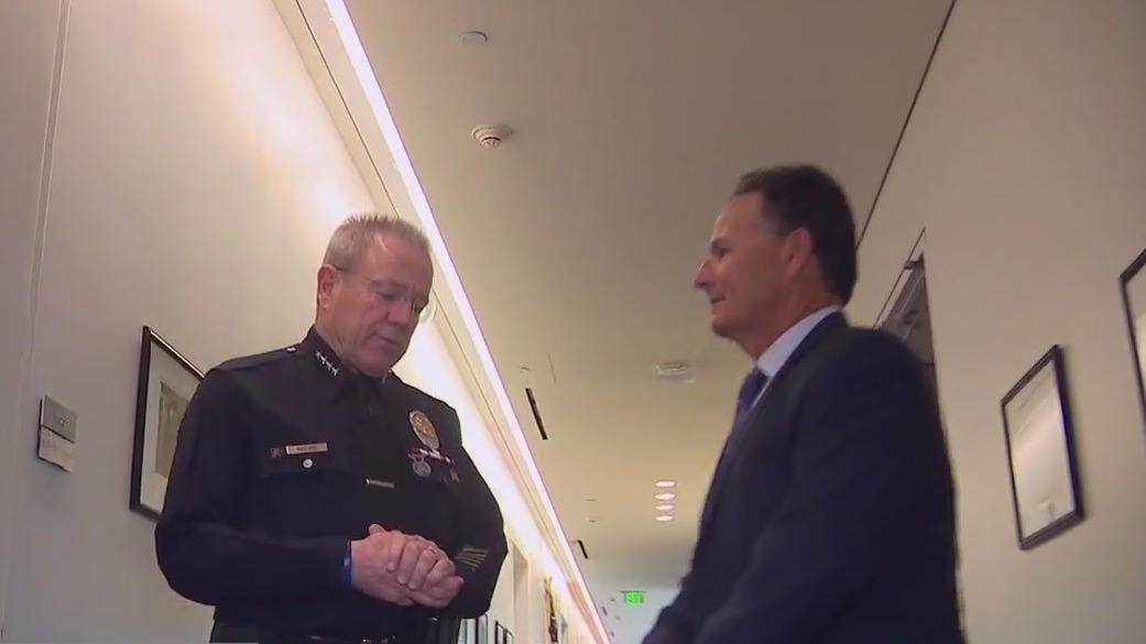 Michel Moore's last day as LAPD Chief