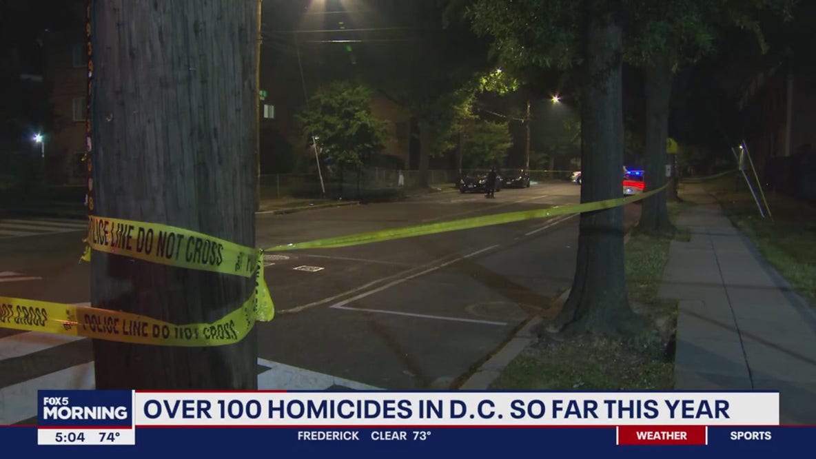 Over 100 homicides in DC so far this year