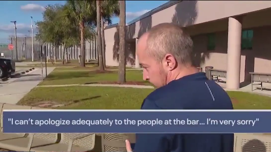 'I'm very sorry': Man accused of driving into Orlando bar out of jail
