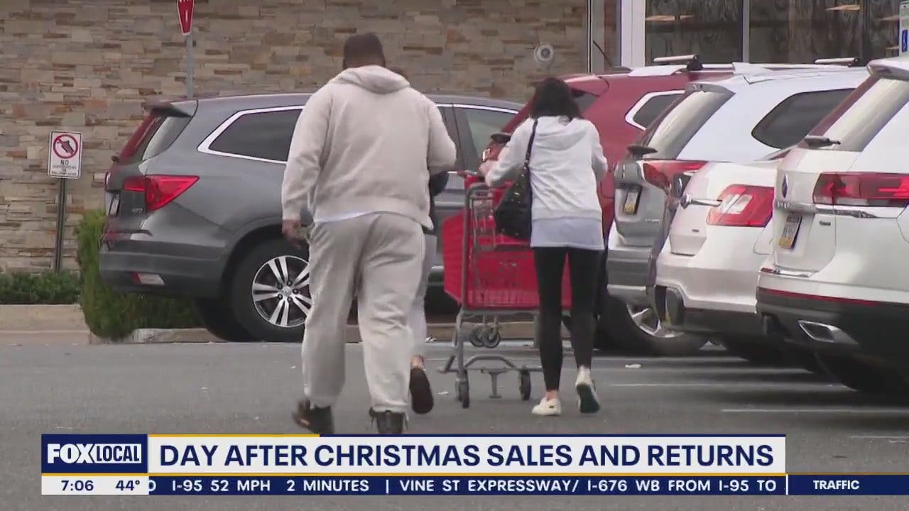 Day after Christmas sales and returns FOX 29 Philadelphia