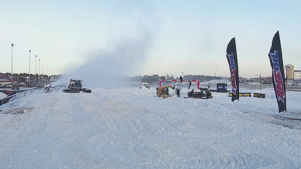 Canterbury Park cranking out snow for SnoCross