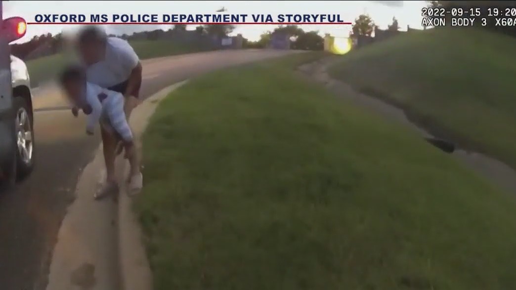 Mississippi police officer hailed as hero after saving baby's life