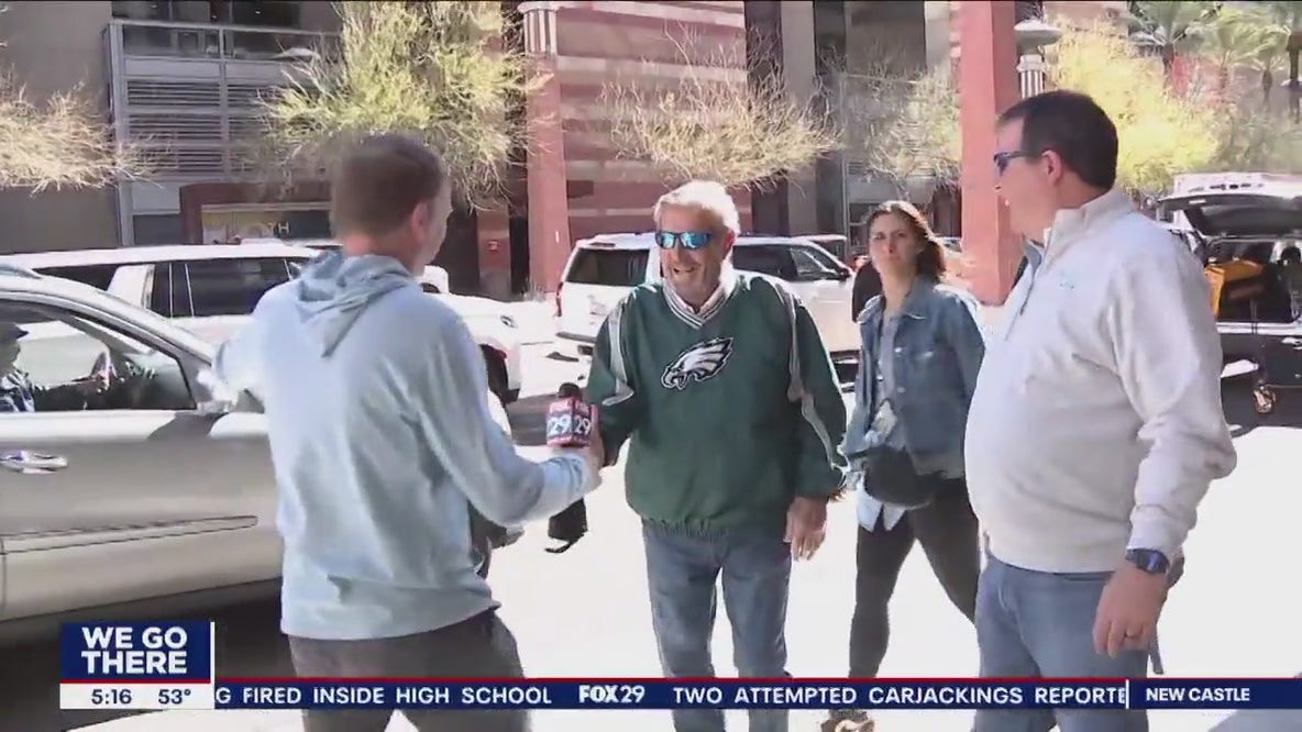 94-year-old Ocean City man attending his 13th Super Bowl with his son