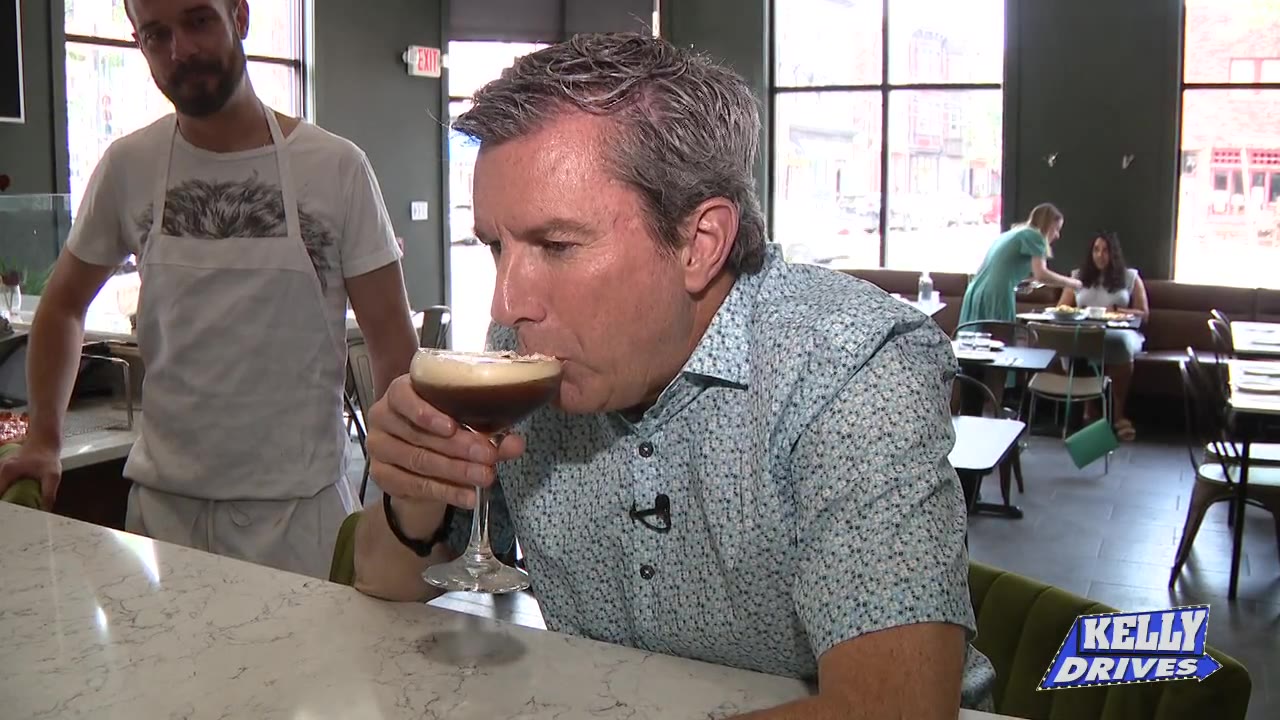 Parmesan Espresso Martinis at Bar1010