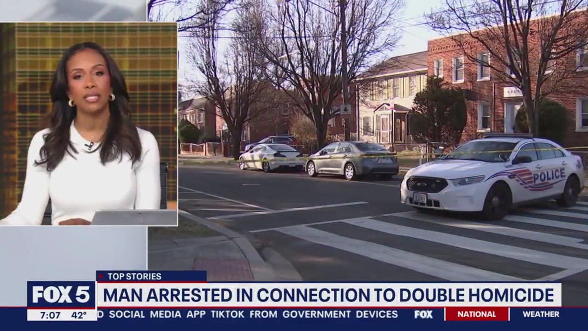 Man arrested, charged after double murder in southeast DC